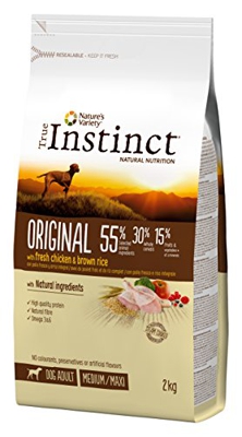 True Instinct Original with chicken and whole grain rice Medium/Maxi Adult (2 kg)