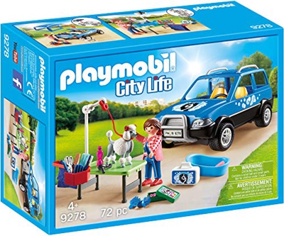 Playmobil City Life - Coche Lavandería de Perros (9278)