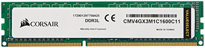 4GB (1x 4GB) 1600MHz DDR3L módulo de memoria, Memoria RAM