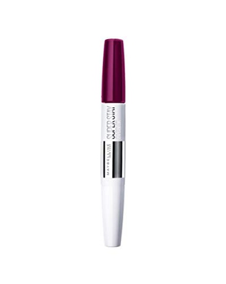 Maybelline Superstay 24H, Pintalabios (Tono 363 All Day Plum, Color Morado) - 20 gr.