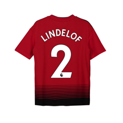 Camiseta de la equipación local del Manchester United 2018-19 para niños dorsal Lindelof 2 características