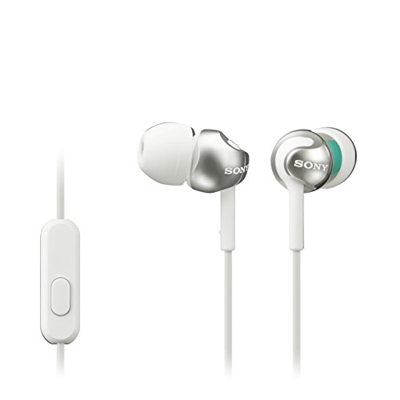 Sony - Auriculares De Botón MDR-EX100AP Blancos