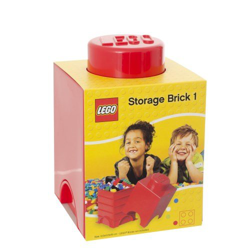 LEGO Caja de almacenamiento 1 x 1 (rojo) características