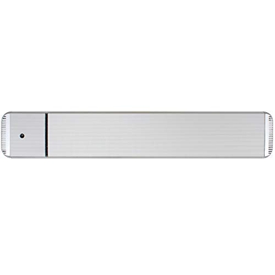 Panel calefactor radiante CasaFan 9818194 CasaTherm HOTTOP / D 1800 gris plateado