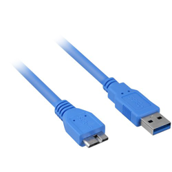 micro USB 3.0 cable USB 3 m Micro-USB B USB A Azul características