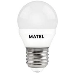 Bombilla LED esferica E27 7watios calida 23196 en oferta