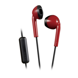 JVC - Auriculares De Botón HA-F19M-RB-E Rojo Con Controlador Y Micrófono en oferta