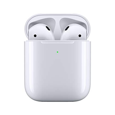 Apple - Auriculares De Botón AirPods 2ª Generación Con Estuche De Carga Inalámbrica