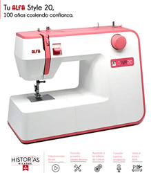 Alfa Maquina De Coser Style 20 Zig-Zag,Domestica, Rosa precio