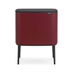 Brabantia Bo Touch Bin 23 L & 11 L Mineral Windsor Red en oferta