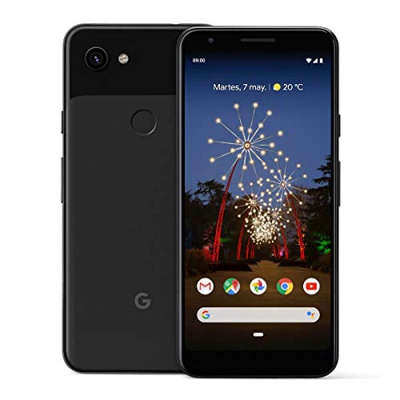 Google Pixel 3a 14,2 cm (5.6") 4 GB 64 GB 4G Negro 3000 mAh - Smartphone (14,2 cm (5.6"), 4 GB, 64 GB, 12,2 MP, Android 9.0, Negro)