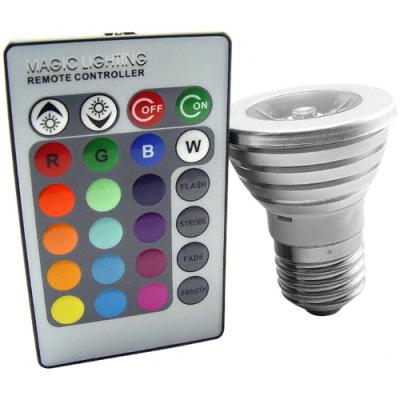 Bombilla LED Multicolor con mando a distancia