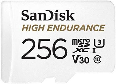 SanDisk High Endurance - Tarjeta MicroSD para Video vigilancia, 256 GB