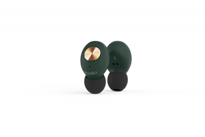 Sudio - Auriculares De Botón Tolv Verde Bluetooth True Wireless