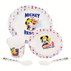 Disney Baby - Vajilla 5 Piezas Mickey Mouse Baby Blanco/azul precio