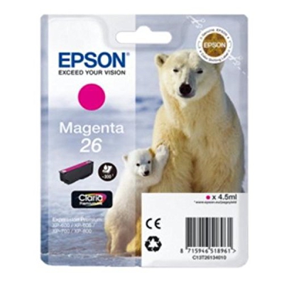 CARTUCHO EPSON 26 4.5ML MAGENTA -OSO POLAR