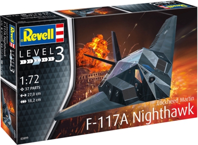 REVELL F-117 Stealth Fighter 1:72 Aircraft Model Kit 03899