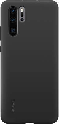 Huawei - Funda Silicon Case Negra Para P30 Pro