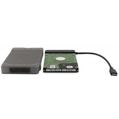 Caja T'nB para Disco Duro HDD USB-C 2.5'' Negro