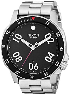 NIXON Reloj Analógico para Hombre de Cuarzo con Correa en Acero Inoxidable A506000