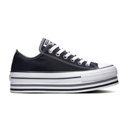 Converse - Zapatillas Casual De Mujer Chuck Taylor All Star Baja De Lona EVA Layers Plataforma en oferta