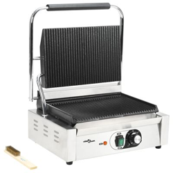 Grill parrilla estriada vidaXL, 2200 W 44x41x19 cm precio