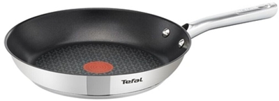 1119933-Tefal A70404, Padella a induzione Duetto, 24 cm, Acciaio Inox (Edelstahl