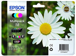 Epson - Pack 4 Tintas Originales 18 (C13T18064020) en oferta