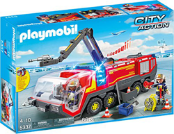 Playmobil Aeropuerto- Airport Fire Engine with Lights and Sound Playmobil Playset,, Miscelanea (5337) características