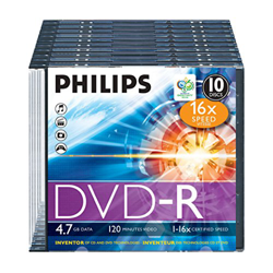 Philips DVD-R DM4S6S10F - DVD+RW vírgenes (DVD-R) precio