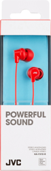 Auriculares JVC HA-FX10 Rojo características