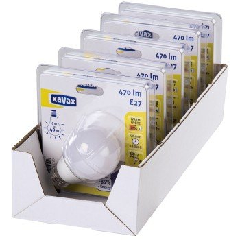 Hama 112186 - Lámpara LED (Blanco cálido, Color blanco, A+, Aluminio, De plástico)