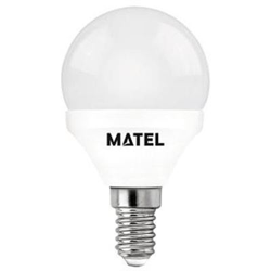 Bombilla LED 5w. esferica E14 calida 21798 en oferta