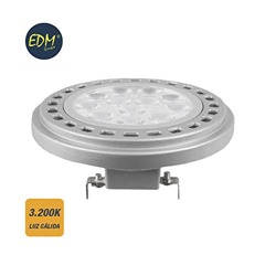 Bombilla LED ar111 12w g53 12v 900lm 3.200k EDM características