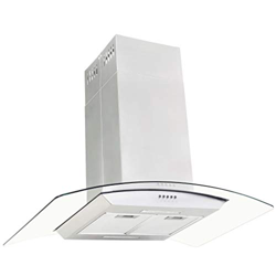 Campana extractora vidaXL, de techo 90 cm acero inoxidable 756 m³/h LED precio