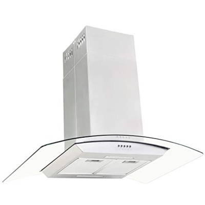 Campana extractora vidaXL, de techo 90 cm acero inoxidable 756 m³/h LED