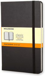 Moleskine Notebook Large Hardcover Ruled Black en oferta