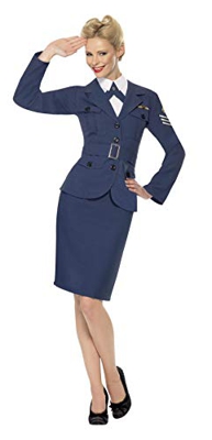 Smiffy's Second Worldwar Air Force Pilot Ladies Costume S