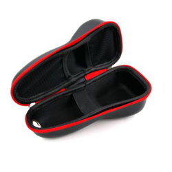 Estuche para maquinilla de afeitar/máquina corta pelo Duragadget, Negro y Rojo en oferta