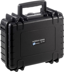 B&W Outdoor Case Typ 1000 con espuma (negro) en oferta