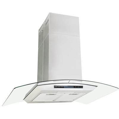 Campana extractora vidaXL, de techo 90 cm pantalla táctil 756 m³/h LED