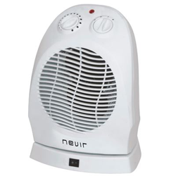 Calefactor Nevir Nvr-9509fh 2 Potencias/ 1000w-2000w Pequeño características