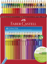 Faber Music Colour Grip colored pencils triangle 48 pieces precio