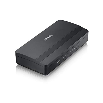 GS-108S v2 Gigabit Ethernet (10/100/1000) Negro, Interruptor/Conmutador