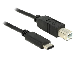 83601 cable USB 1 m 2.0 USB C USB B Negro precio