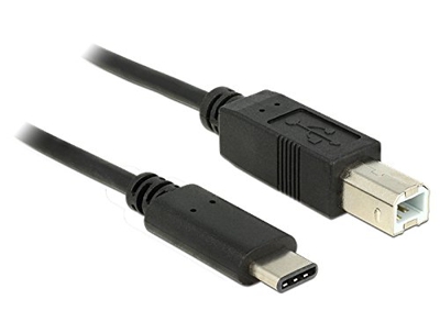 83601 cable USB 1 m 2.0 USB C USB B Negro