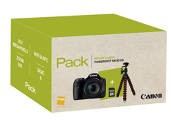 Cámara puente Canon PowerShot SX540 HS + Trípode Pack características