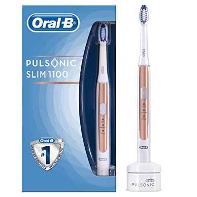 BRAUN Oral-B Pulsonic Slim 1100 Rosegold Schallzahnbürste Zahnbürste NiMH-Akku