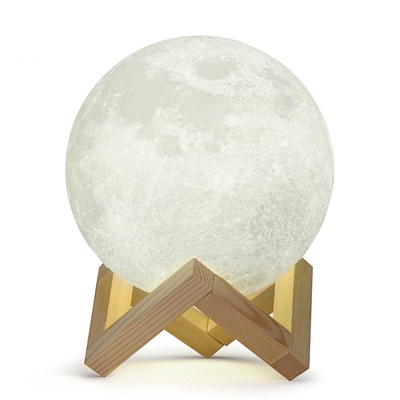 Lámpara Luna Te Regalo la Luna Blanco Madera