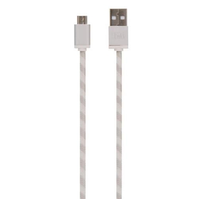 Cable T'nB Micro USB Blanco 2 m